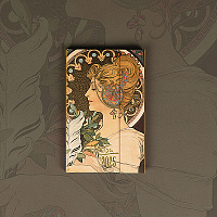 NOTIQUE Týždenný magnetický diár Alfons Mucha 2025, 13 x 21 cm 2