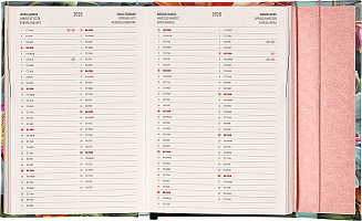 NOTIQUE Týždenný magnetický diár Kvety 2025, 11 x 16 cm 7
