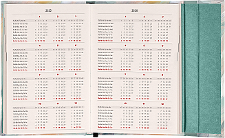 NOTIQUE Týždenný magnetický diár Maľba 2025, 11 x 16 cm 2