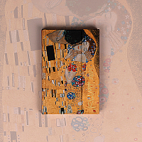 NOTIQUE Týždenný magnetický diár Gustav Klimt 2025, 11 x 16 cm 2