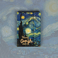 NOTIQUE Týždenný magnetický diár Vincent van Gogh 2025, 11 x 16 cm 2