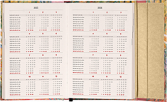 NOTIQUE Týždenný magnetický diár Claude Monet 2025, 11 x 16 cm 2