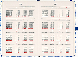NOTIQUE Týždenný diár Porcelán 2025, 13 x 21 cm 2